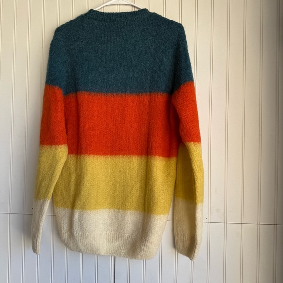 Scotch & Soda Size M Colorblocked Alpaca Crewneck Sweater - Picture 5 of 5